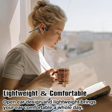 Load image into Gallery viewer, Swimming Headphones Bone Conduction Headphones: IPX8 Waterproof Bluetooth 5.3 Open Ear Headset with 32G Music Player Wireless Sports Underwater Earphones, 12hrs Playtime, 28g Lightweight
