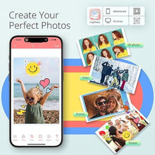 Load image into Gallery viewer, YOTON Photo Printer, Picture Printer with 54 Sheets (4&quot;x6&quot;) &amp; 1 Cartridges, Support AR Video Printing, WiFi Connection, Portable Photo Printer for iPhone/Android/Laptop
