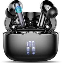 Load image into Gallery viewer, Wireless Earbuds, Bluetooth 5.3 Headphones in Ear with HiFi Stereo Deep Bass, 4 ENC Noise Cancelling Mic Wireless Earphones 40H Playtime, in-Ear Earbud Bluetooth Dual LED Display IP7 Waterproof, USB-C
