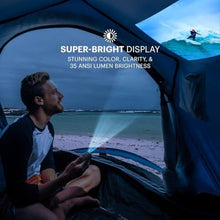 Load image into Gallery viewer, Kodak Ultra Mini Portable Projector -1080p HD support Black LED DLP Rechargeable Pico Projector - 100&quot; Display, Built-in Speaker - HDMI, USB and Micro SD - Compatible with iPhone iPad, Android
