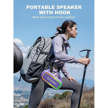 Load image into Gallery viewer, Portable Bluetooth Speaker, 30W (Peak) Wireless Speaker for Outdoor, Up to 12H Playtime, IPX5 Waterproof with Light, TWS Pairing, for Home/Party/Outdoor/Beach, Birthday Gift (Chilled Lilac)
