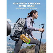 Load image into Gallery viewer, Portable Bluetooth Speaker, 30W (Peak) Wireless Speaker for Outdoor, Up to 12H Playtime, IPX5 Waterproof with Light, TWS Pairing, for Home/Party/Outdoor/Beach, Birthday Gift (Peach Fuzz)

