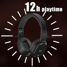 Load image into Gallery viewer, FM Radio Headphones, Wireless Radio Headset for Mowing Cycling Jogging Portable Radio with 400mAh Rechargeable Battery LED Display Easy to Use, 3.5mm Jack, Gifts for Seniors Elderly(White)
