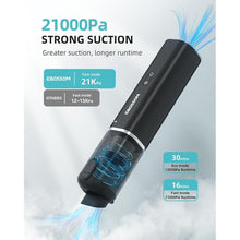 Load image into Gallery viewer, Car Vacuum with 21000Pa High Power Suction,Portable Vacuum, Handheld Vacuum Blow &amp; Suction, aspiradora para carro, 4 in 1 Vacuum Cleaner with LED, Cordless Small Vacuum for Car,Home,Pet,Office
