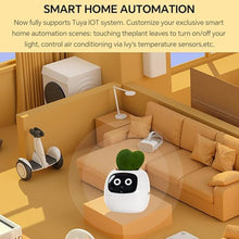 Load image into Gallery viewer, Intelligent Flower Pot, Electronic Bud, Maintenance Plant Assistant, Fun Interactive Flower Pot, Indoor Green Planting Monitoring, LCD Screen Display, Cell Phone APP Connection (Green)
