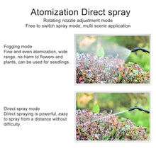 Load image into Gallery viewer, 5L Electric Sprayer Portable, 2000mAh Battery Powered Automatic Garden Pump Sprayer Plant Sprayer Garden Spray Bottle with 4 Nozzles for Lawn, Garden, Yard (Grey)
