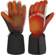 Load image into Gallery viewer, Heated Gloves for Men Women, Touchscreen Electric Waterproof Heating Gloves for Cycling Camping Motorcycle Driving
