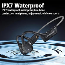 Load image into Gallery viewer, Bone Conduction Headphones Bluetooth,Upgraded IPX7 Waterproof Wireless Earbuds,Open Ear Headphones Bluetooth 5.3 with Mic,10H Playtime for Running,Cycling,Hiking,Gym,Workout (Gray)
