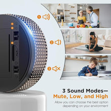 Load image into Gallery viewer, Upgrade Digital Kitchen Timer - Magnetic Countdown Countup Visual Pomodoro Timer with Large LED Display, 3-Preset Times (5, 15, 25), 3 Volume Levels, Ideal for Cooking, Baking and Fitness (1, Tarnish)
