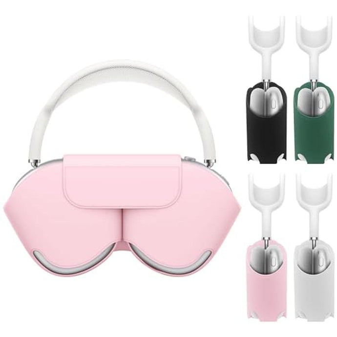 KSKSPE Case for Airpods Max case?2024/2022?, Headphones Protective Case for AirPod Max Supports Sleep Mode, Anti-Scratch and Anti-Dust,Portable Carry Travel Cover for Apple Airpods Max 2/1 (Pink)