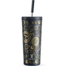 Load image into Gallery viewer, Meoky 24 oz Insulated Tumbler with Lid and Straw, Stainless Steel Vacuum Insulated Tumbler, Keeps Cold for 24 Hours, 100% Leak Proof, Fits in Car Cup Holder (Tarot)
