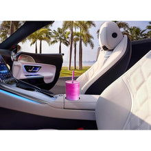 Load image into Gallery viewer, Meoky 24 oz Insulated Tumbler with Lid and Straw, Stainless Steel Vacuum Insulated Tumbler, Keeps Cold for 24 Hours, 100% Leak Proof, Fits in Car Cup Holder (Marshmallow)
