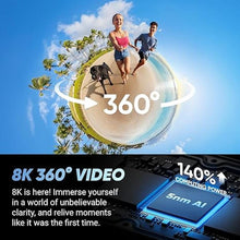 Load image into Gallery viewer, Insta360 X4 Standard Bundle - Waterproof 8K 360 Action Camera, 4K Wide-Angle Video, Invisible Selfie Stick Effect, Removable Lens Guards, 135 Min Battery Life, AI Editing, Stabilization
