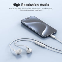 Load image into Gallery viewer, USB C Headphones for iPhone 16 Type C Earbuds Wired Earphones with Mic Volume Control HiFi Stereo for iPhone 15 Pro Max Plus iPad 10 Samsung Galaxy S24 S23 S22 S21 S20 Ultra Note 20 Google Pixel 8 7 6
