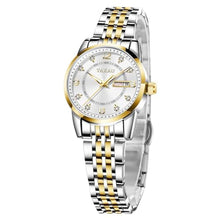 Load image into Gallery viewer, Taxau Womens Silver Watch Gold Waterproof Watches for Women Ladies Watches for Small Wrists Womens Watch with Day Date Number Dress Stainless Steel Analog Lady s Wrist Watches reloj para Mujer
