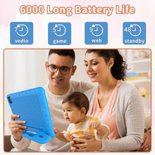 Load image into Gallery viewer, EDDBNi Kids Tablet Android 14 Tablet 10 inch Kids Tablets with Case Quad Core 64GB Dual Camera Parental Controls 2.4G WiFi Educational Tablets(Blue)
