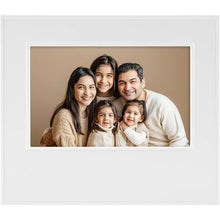 Load image into Gallery viewer, Photo Frames, Personalized 30S Voice Recordable Picture Frame, Sympathy Gift, White 7.5 x 6.3Frame, Tabletop picture frames&amp; Wall Mount Recordable Gifts
