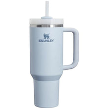 Load image into Gallery viewer, Stanley Quencher H2.0 Tumbler with Handle and Straw 40 oz | Flowstate 3-Position Lid | Cup Holder Compatible for Travel | Insulated Stainless Steel Cup | BPA-Free | Glacier
