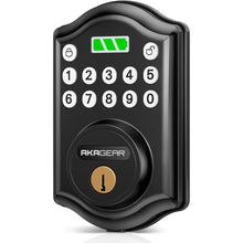 Load image into Gallery viewer, Keyless Entry Door Lock with Keypad - Smart Deadbolt Auto Lock for Front Door with 2 Keys - Easy Installation - DS10 Mini (Matte Black)
