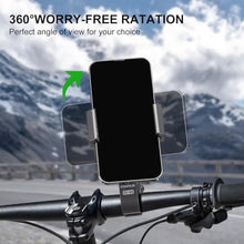 Load image into Gallery viewer, FANAUE Motorcycle Phone Mount with 1" Ball Head Adapter , Bike Phone Mount [1s Lock][Secure Protection], 360° Rotatable Phone Holder for Mountain Bike/ATV/Scooter Handlebar Fit for 6"-8.5" Phone
