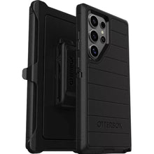 Load image into Gallery viewer, OtterBox Samsung Galaxy S24 Ultra (Only) - Defender Series Case - Black - Screenless - Rugged &amp; Durable - with Port Protection - Holster Clip Includes - Microbial Defense Protection
