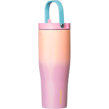 Load image into Gallery viewer, Corkcicle Go Cup XL Insulated Tumbler with Lid and Straw, Lover, 30 oz – Reusable Water Bottle Keeps Beverages Cold for 12hrs – Cupholder Friendly Tumbler, Leak-Proof Design
