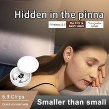 Load image into Gallery viewer, INSONIXN SK26 Sleep Earbuds for Sleeping Invisible Headset,Wireless Bluetooth Earphone,Smallest Tiny Earbuds Hidden Headphones Small Ears Sleep Buds(Black)

