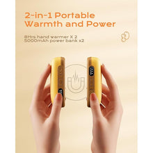 Load image into Gallery viewer, SWEETFULL Rechargeable Hand Warmers 2 Pack, Electric Handwarmer Reusable, 16H Long-Wear, 130°F Max 4-Level Heat, USB-C Charger 10,000mAh, Ideal Gift for Women &amp; Moms hot Hands in Cold Days
