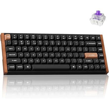 Load image into Gallery viewer, Keychron K2 HE Rapid Trigger Wireless Custom Mechanical Keyboard with Hall Effect Gateron Double-Rail Magnetic Switch, QMK 2.4 GHz Bluetooth 5.2 RGB Compatible with Mac Windows Linux (Aluminum + Wood)
