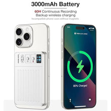 Load image into Gallery viewer, AI Voice Recorder Call Chatgpt, Digital Voice Recorder Support Free Audio Transcription and Text Summary,APP and Web Sync,107 Languages, 60H Recording, Applicable to Lecture, Meeting, Interview, etc
