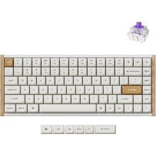 Load image into Gallery viewer, Keychron K2 HE Rapid Trigger Wireless Custom Mechanical Keyboard with Hall Effect Gateron Double-Rail Magnetic Switch, 2.4 GHz QMK Bluetooth 5.2 RGB Compatible with Mac Windows Linux (Aluminum + Wood)
