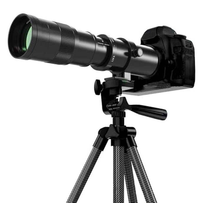 BENOISON Telephoto Lens for Canon - EF Lens 420-800mm for Canon DSLR, Manual Focus MF Zoom Lens for Canon EOS Rebel SL3 SL2 SL1 T8i T7i T7 T6 4000D 1500D 90D 80D 77D 70D 60D 7D 6D 5D 1D DSLR