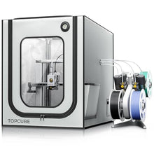 Load image into Gallery viewer, TOPCUBE 3D Printer Enclosure for Bambu Lab A1, Large Size Enclosure with LED Light, Fireproof Waterproof Dustproof Noise Reduction Constant Temperature 3D Printer Cover, 550x600x670MM
