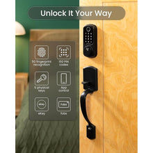 Load image into Gallery viewer, DESLOC B200 Keyless Entry Door Lock with Handle Set, Smart Locks for Front Door, Deadbolt Smart Lock, Front Door Locks Set, Electronic keypad Deadbolt with Handle, 12 Months Battery, IP54
