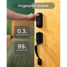 Load image into Gallery viewer, DESLOC B200 Keyless Entry Door Lock with Handle Set, Smart Locks for Front Door, Deadbolt Smart Lock, Front Door Locks Set, Electronic keypad Deadbolt with Handle, 12 Months Battery, IP54

