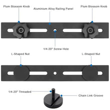 Load image into Gallery viewer, Camera Fence Mount for Mevo Start/GoPro / Insta360 /AKASO/Digital Action Camera,Fence Holder Game Changer Mounting Kit for Recording Basketball/Football/Softball/Baseball/Tennis Sport Game
