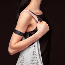 Load image into Gallery viewer, Fitspur Comfortable and Breathable Replacement Bicep Band for Fitness Tracker, Compatible with Whoop 4.0 and Whoop 3.0 Heart Rate Monitor (Black)
