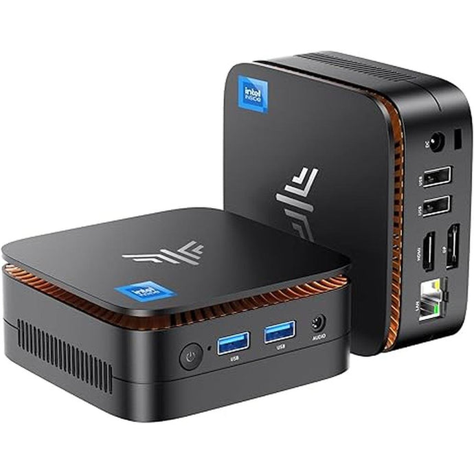 KAMRUI Essenx E1 Mini PC, Mini Computer Intel Twin Lake- N150 up to 3.6 GHz(Beat N100), Min Desktop Computer 8GB DDR4 256GB M.2 SSD, Small PC Desktop 2.4G/ 5.0G WiFi, BT, 4K, Business, Home, Office