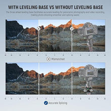 Load image into Gallery viewer, NEEWER Tripod Head Leveling Base Camera Leveler, 3 Axis Wheel Metal Head with Bubble Levels, 3/8" Screw &amp; Thread, +/-9° Precise Angle Adjustment for Macro Panoramic Photography, Max Load 33lb, LP65
