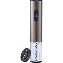 Load image into Gallery viewer, Electric Wine Opener, Battery Operated, Stainless Steel, Cordless, Automatic, Wine Corkscrew Remover, Black, 4 x AA Batteries Not Included
