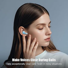 Load image into Gallery viewer, Xspace Ear Wireless Earbuds Hi-Res Audio Bluetooth 5.3 Headpahones True Wireless in Ear Earbuds Deep Bass in Ear Earphones Call Clear with Microphone Sweatproof for Sports,Gym,Work (Blue)

