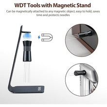 Load image into Gallery viewer, WDT Tool - Coffee Distribution Tool with Magnetic Stand, Adjustable Range Espresso Stirrer, 304 Stainless Steel 6 Needles 0.4mm and 6 Extra Needles 0.25mm
