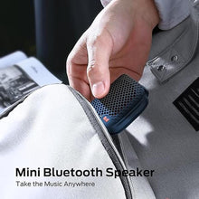Load image into Gallery viewer, Monster Blaster Micro Bluetooth Speaker, Clip on Wireless Wearable Speaker for Hands-Free Calls and Music, Small Portable Speakers for Workout, Cycling, Running, IPX7 Waterproof (Non-Magnetic), Blue
