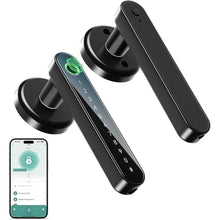 Load image into Gallery viewer, IRONZON Fingerprint Door Lock Smart Door Lock with Keypad Keyless Entry Door Lock with Handle for Home Hotel Office Apartment Bedroom
