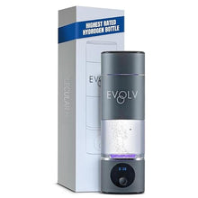 Load image into Gallery viewer, Hydrogen Water Bottle Generator – SPE &amp; PEM Water Ionizer 5.42PPM, Highest H2 Concentration – Portable 8oz Hydrogenated Water Bottle – Leak-Proof Hydrogen Water Machine, Easy to Use – Carbon

