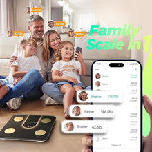 Load image into Gallery viewer, Runstar Scale for Body Weight, Smart Scale with 8-in-1 VA Display, High Precision Bathroom Digital Scale for Body Weight Heart Rate BMI Body Fat 22 Body Composition Sync APP, FSA HSA Eligible
