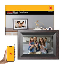 Load image into Gallery viewer, KODAK 10.1 Inch WiFi Digital Picture Frame with 32GB Storage, Electronic Smart Digital Photo Frame 1280x800 IPS Touch Screen, Auto-Rotate, Share Moments Instantly Gifts for Women Mothers Day Christmas
