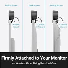 Load image into Gallery viewer, Inwa Computer Speakers for Desktop PC, USB Monitor Speaker Bar with Clip-On, Wired Desk Speakers with HD Stereo Loud Sound, Laptop Speaker Mini Sound Bar, Easily Clamps to Monitor
