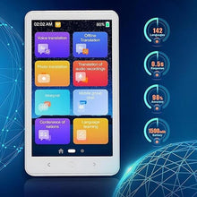 Load image into Gallery viewer, Language Translator Device, Instant Translation No WiFi Needed, Two Way Real-Time Voice Translation, Accurate Offline Recording, Photo Translation for Travel, Business, and Study (White, P40)

