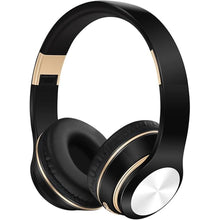 Load image into Gallery viewer, GREAT SAGE Wireless Over Ear Bluetooth Headphones, 20H Playtime, Hi-FI Audio, Deep Bass, with FM and MP3 Player for Travel, Home Office,Game,Chatting Black Color (Pure Black)
